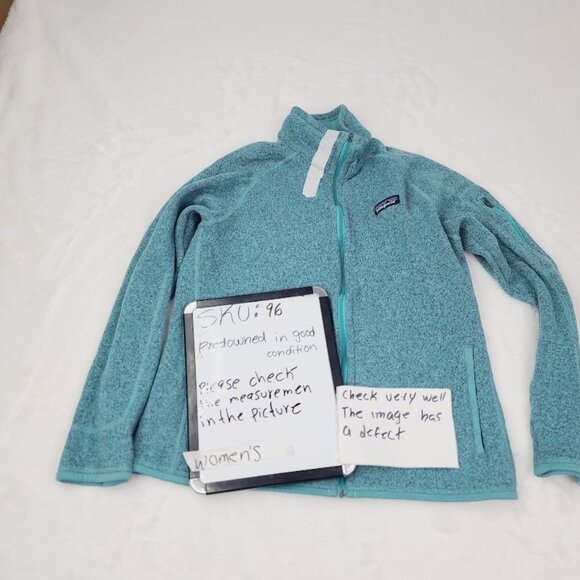 Patagonia Women's Mint Green Better Sweater Full Zip Fleece Jacket Size M - Picture 11 of 11